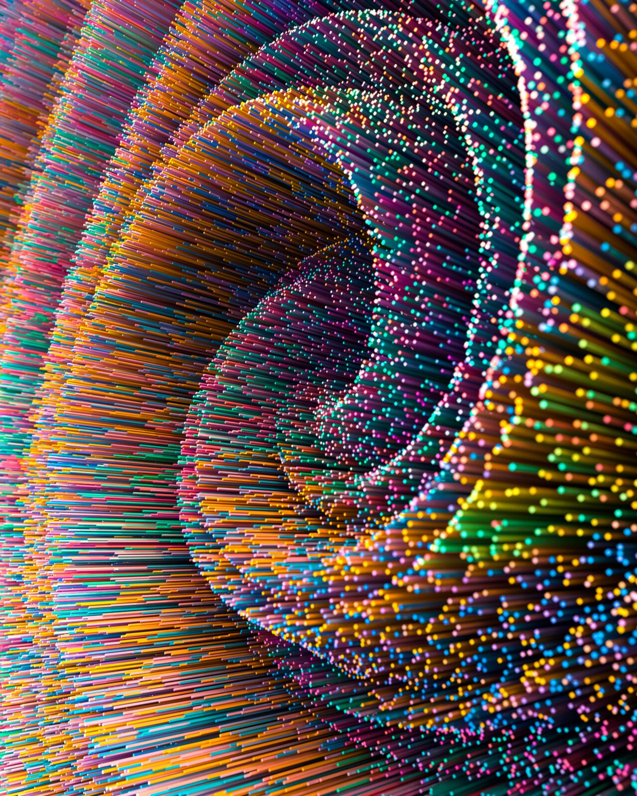 A colorful spiral