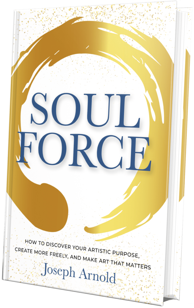 A book cover with the words soul force on it.