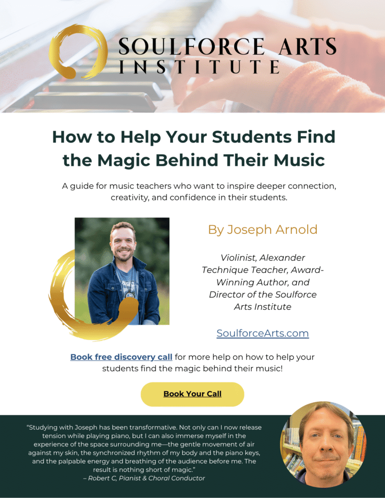 How to Help Your Students Find the Magic Behind Their Music Front Page